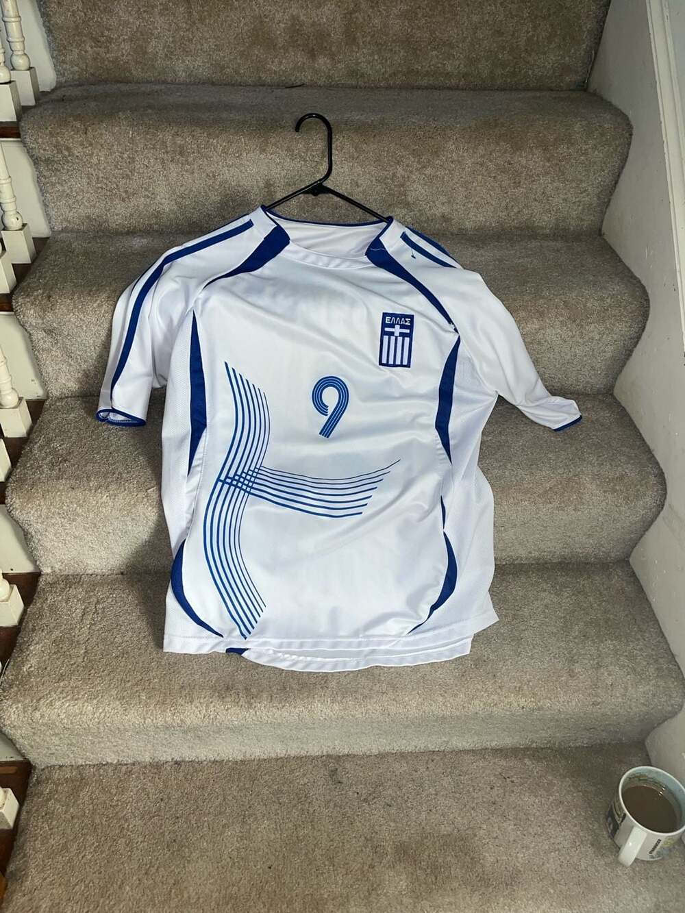 Greece Football/Soccer Team 2006 Away Jersey Adult L Shirt Adidas White